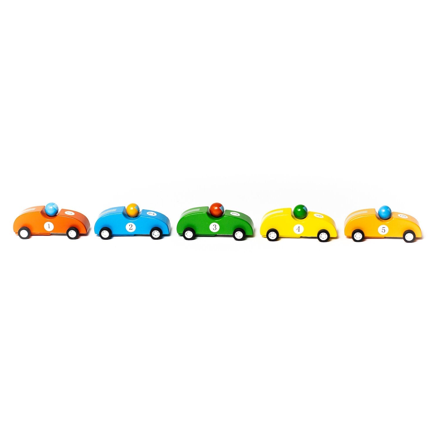Race Cars - Pull Back Racers Set of 5