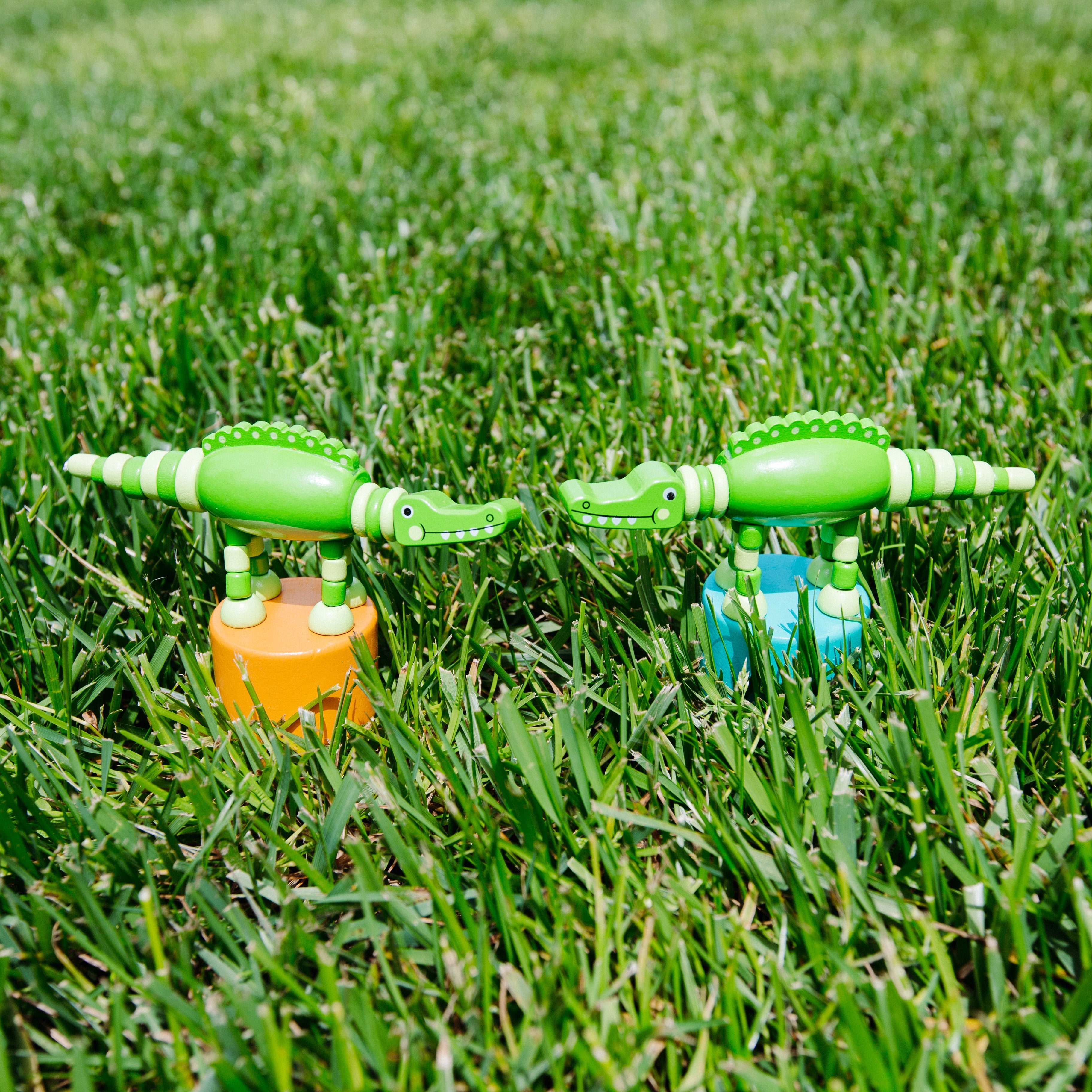 Alligator Push Puppets - Set of 2